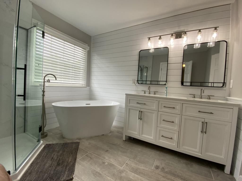 Primary bath remodel in Greensboro
