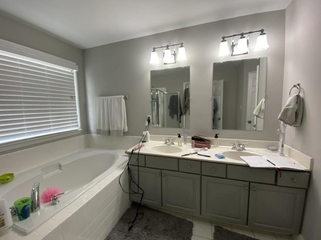Before: primary bath remodel in Greensboro