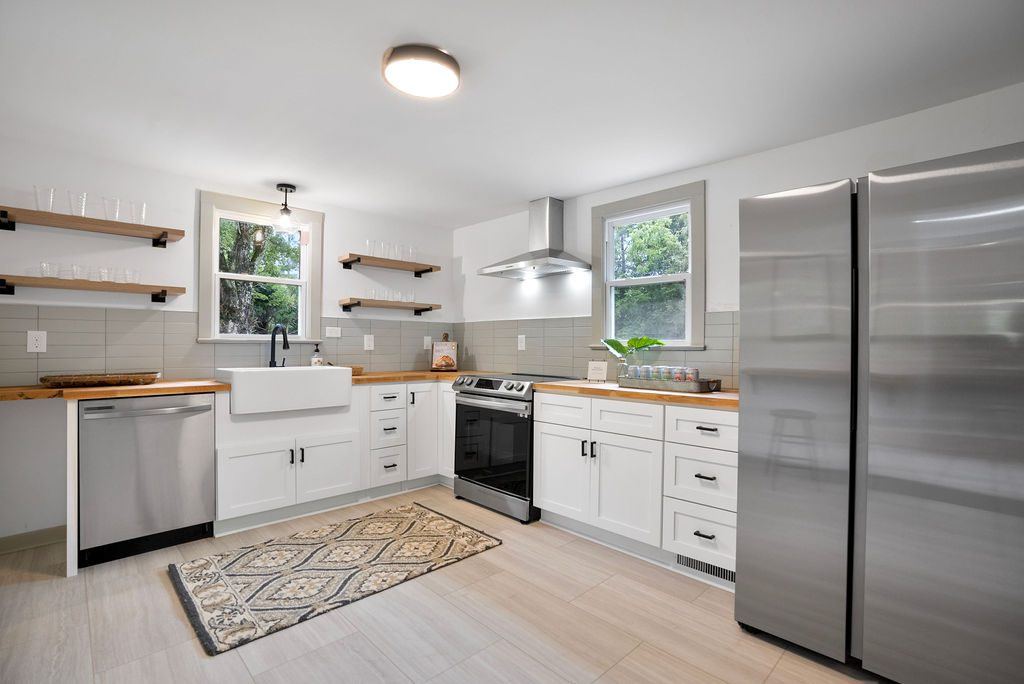 After: farmhouse restoration in Winston-Salem